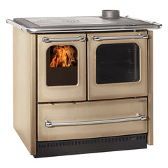 CUCINA A LEGNA 'SOVRANA EASY EVO 2.0' Colore cappuccino-Stufe e cucine-Ecanshop