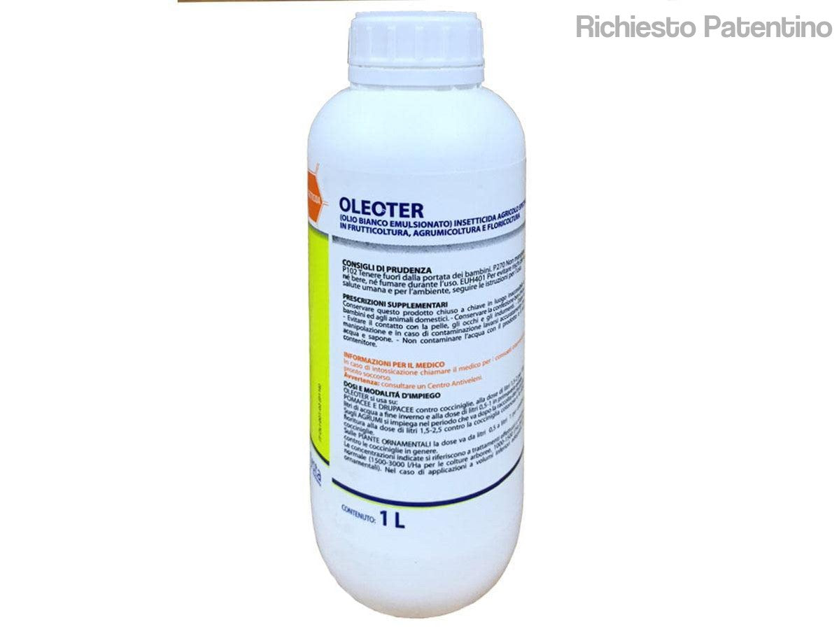 Chemol oleoter Olio bianco insetticida ovicida Bio 1 lt-Insetticida-Ecanshop