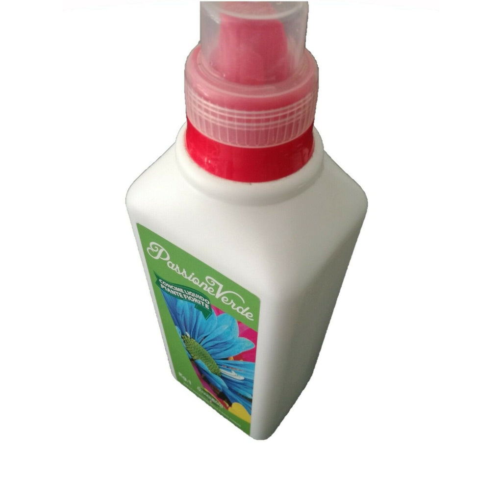 Concime liquido per piante fiorite fiori in vaso 1 kg con azoto e microelementi-CONCIME-Ecanshop