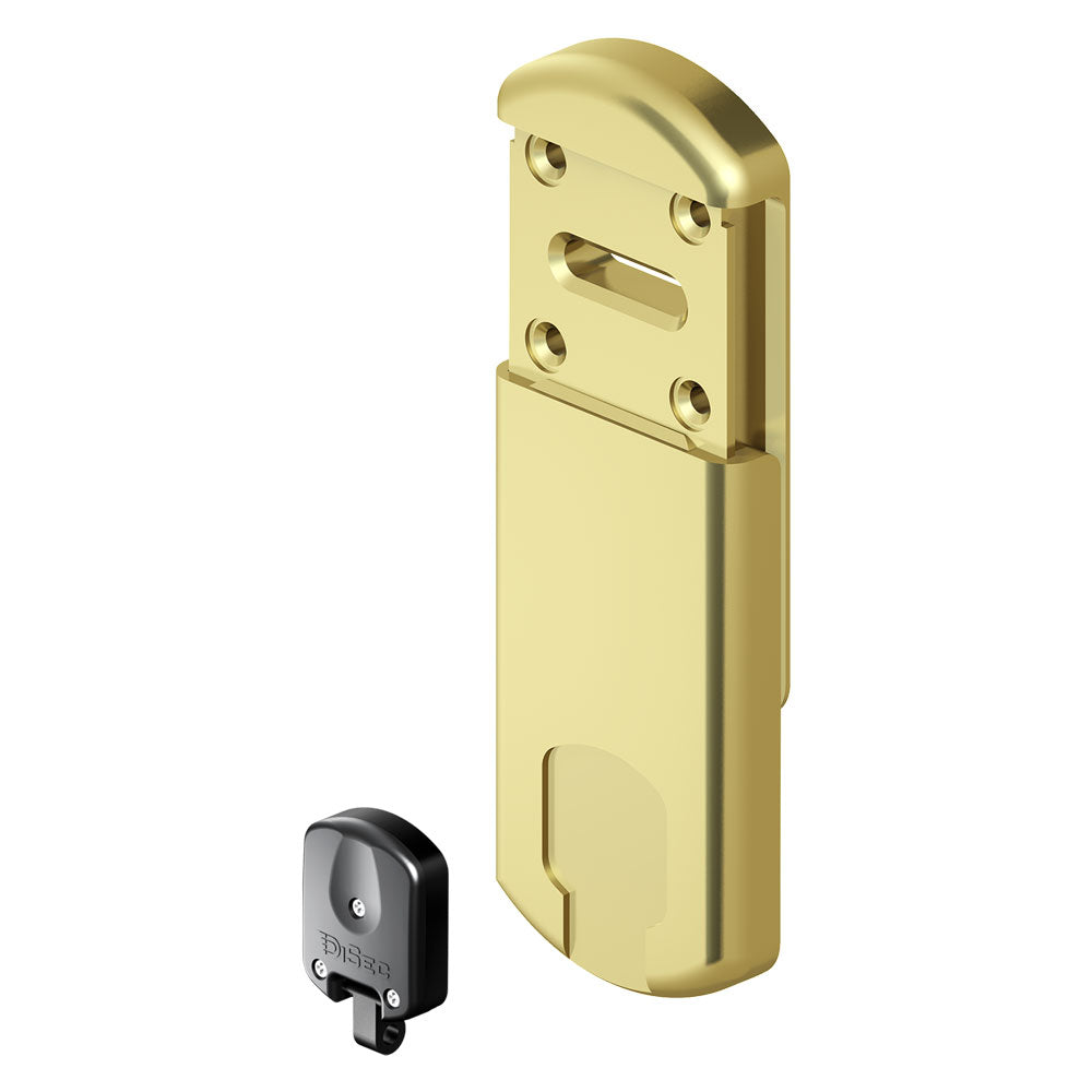 DEFENDER MAGNETICO PER SERRATURE 'MG 220' ottone cromo satinato-Lucchetti e sistemi antifurto-Ecanshop
