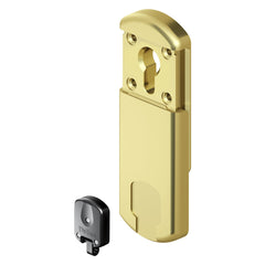 DEFENDER MAGNETICO PER SERRATURE 'MG 310' ottone cromo satinato-Lucchetti e sistemi antifurto-Ecanshop
