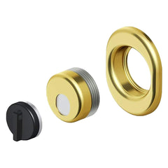 DEFENDER MAGNETICO PER SERRATURE 'MRM 29' acciaio cromo satinato-Lucchetti e sistemi antifurto-Ecanshop