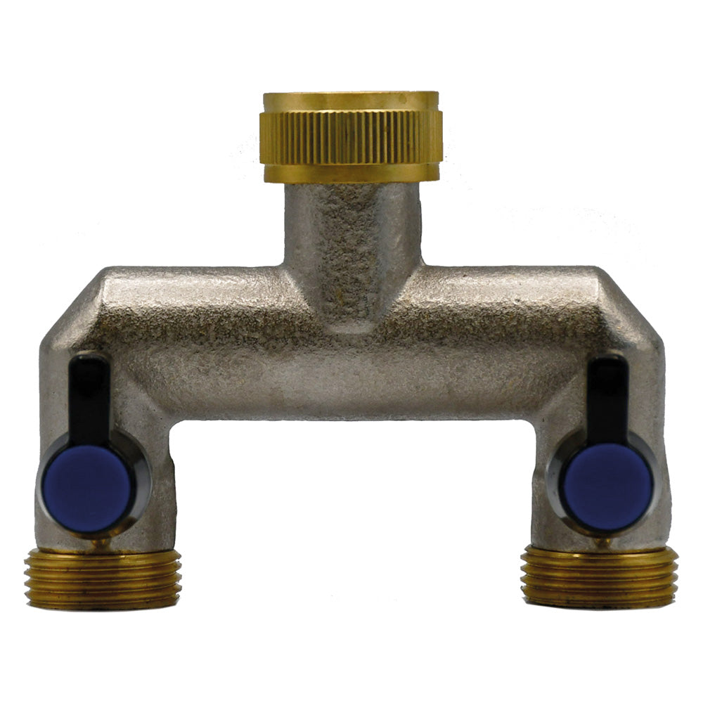DERIVAZIONE IN METALLO A DUE VIE 3/4-3/4x3/4x3/4-Raccorderia da giardino-Ecanshop