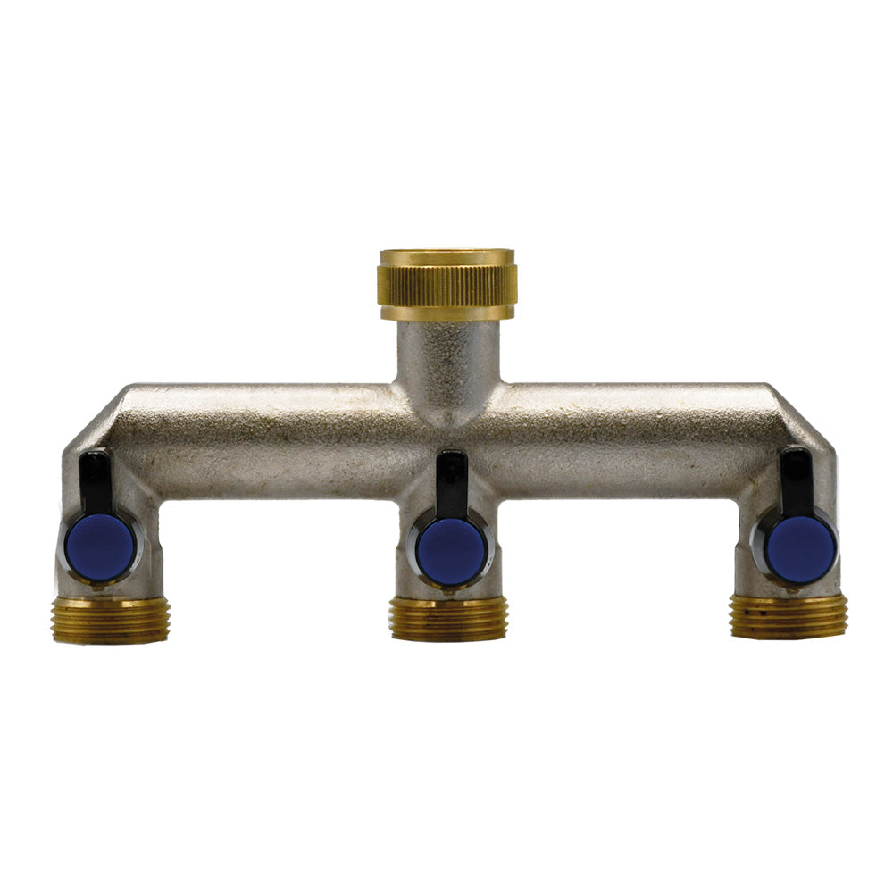 DERIVAZIONE IN METALLO A TRE VIE 3/4-3/4x3/4x3/4-Raccorderia da giardino-Ecanshop