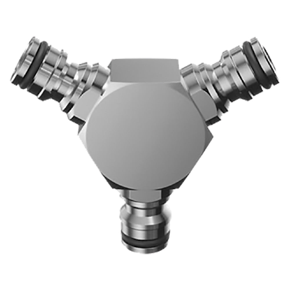 DEVIATORE A 3 VIE IN METALLO Art. 9607 - blister-Raccorderia da giardino-Ecanshop