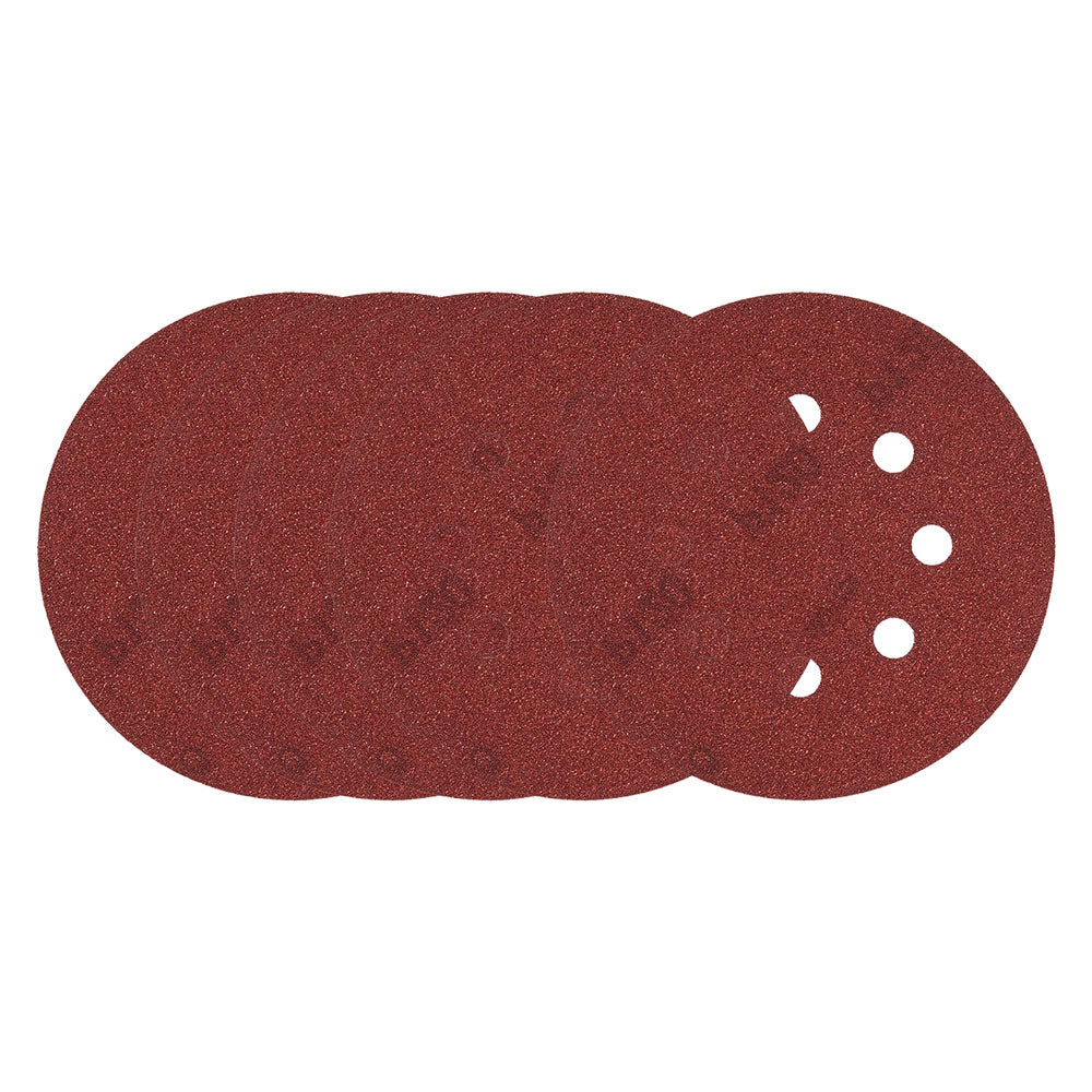 DISCO IN CARTA ABRASIVA PER LEVIGATRICI ROTO ORBITALI 1 x gr.60/80/180 - 2 x gr.120-Utensili per levigare,affilare,lucidare-Ecanshop