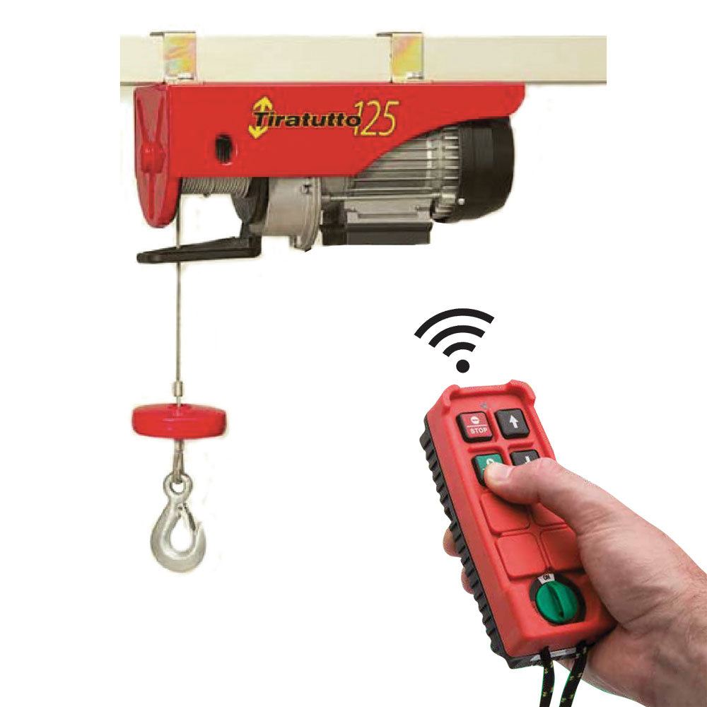 ELETTROCARRUCOLA CON RADIOCOMANDO 'TIRATUTTO' 125-Ecanshop