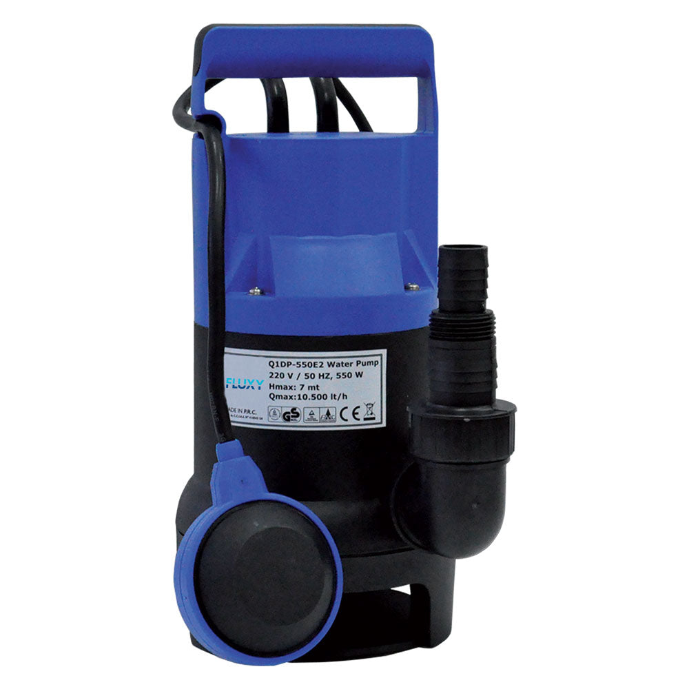 ELETTROPOMPA SOMMERGIBILE IN PVC 750 watt - 13000 litri/h - hp 1,0-Sistemi di scarico acqua e accessori-Ecanshop