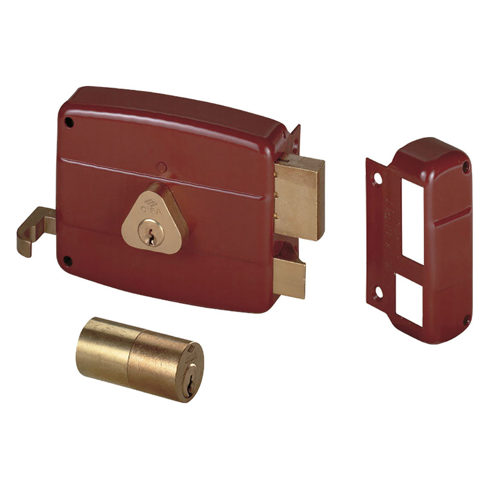 ERRATURA PORTONCINO DA APPLICARE PER LEGNO ART. 50121 Dx - E 50-Serrature per legno e accessori-Ecanshop