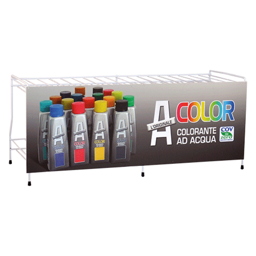 ESPOSITORE DA BANCO 'ACOLOR' cm 66 x 28 x h 28-Espositori-Ecanshop