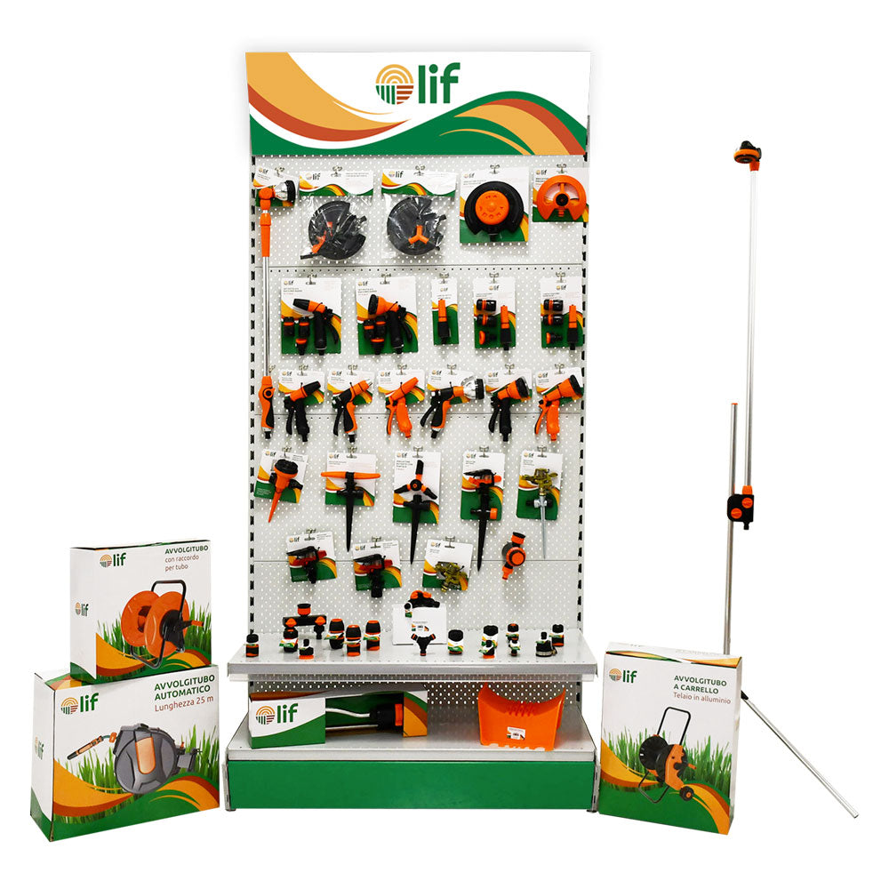 ESPOSITORE DA TERRA 'LIF' cm 100 x 50 x h.200-Espositori-Ecanshop