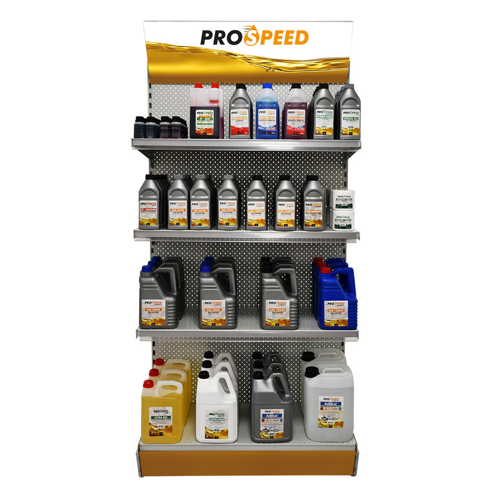 ESPOSITORE DA TERRA 'PROSPEED' cm 100 x 50 x h.200-Espositori-Ecanshop