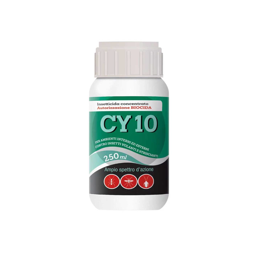 CY 10 Vebi Tech 250ml Insetticida Concentrato - Cipermetrina 10%