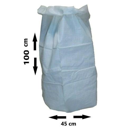 Sacco rafia in tessuto sintetico 10 pz per raccolta olive macerie patate frutta-Materiale da lavoro-Ecanshop