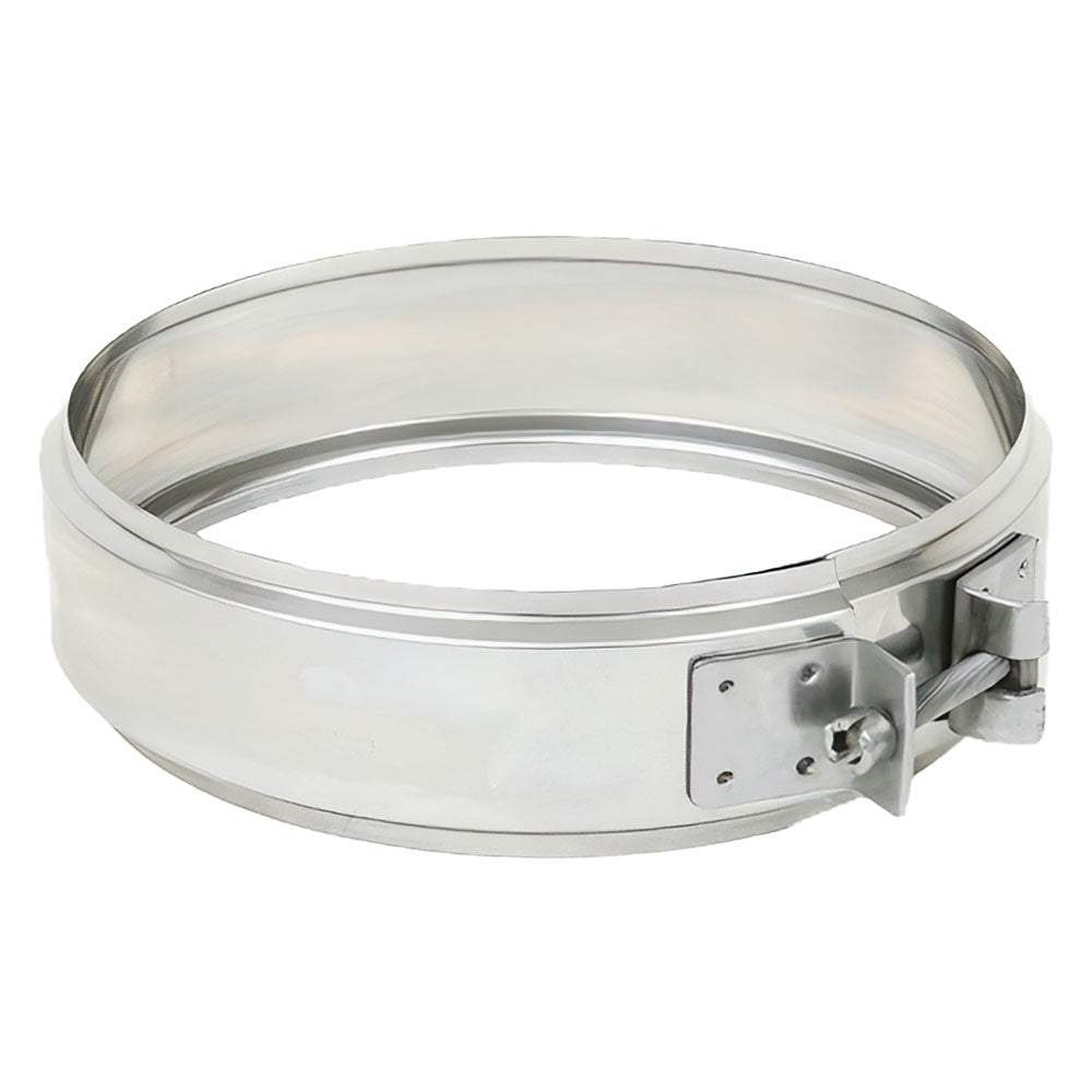FASCETTA DI BLOCCAGGIO PER TUBI DOPPIA PARETE ø cm 8/13-Fumisteria acciaio inox,zincata e acces.-Ecanshop