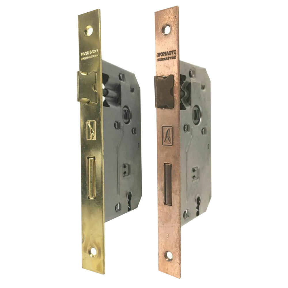 SERRATURA 'PATENT' B.Q. ottonato verniciato E 40