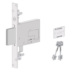 SERRATURA A DOPPIA MAPPA DA INFILARE PER FASCIA PER FERRO '2033' E 70 - 4 mandate