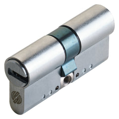 CILINDRO PROFILATO MODULARE SERIE 'EVO K22 TOP' mm 36+10+46 = 92 (41+51) cromo satinato