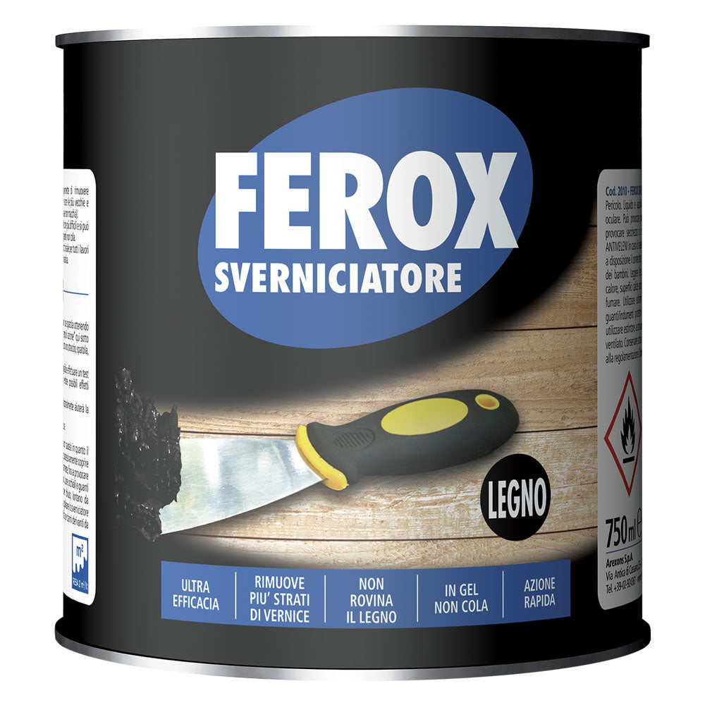 FEROX SVERNICIATORE LEGNO ml 750-Smalti e altre vernici-Ecanshop