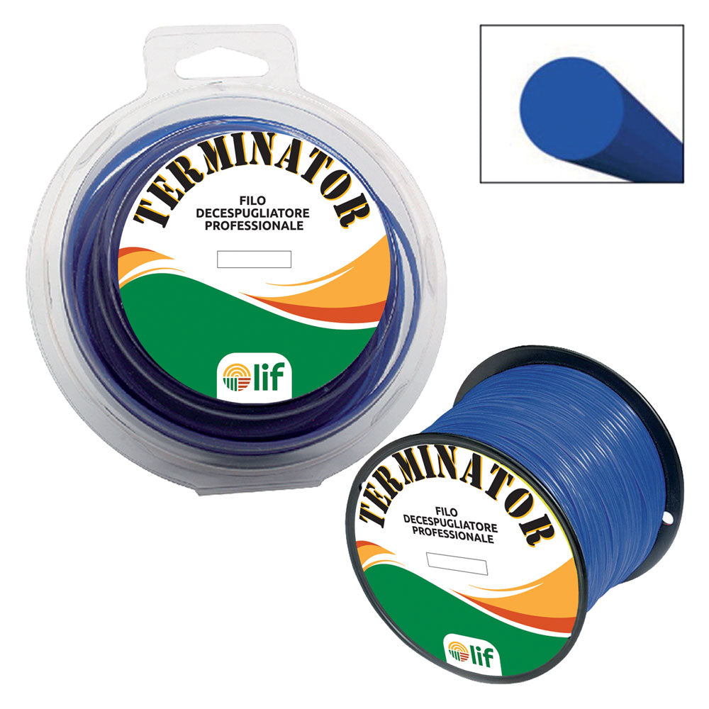 FILO PROFESSIONALE 'TERMINATOR' mm 3,3 mt 160 (in rocchetto)-Filo e testine per decespugliatore-Ecanshop