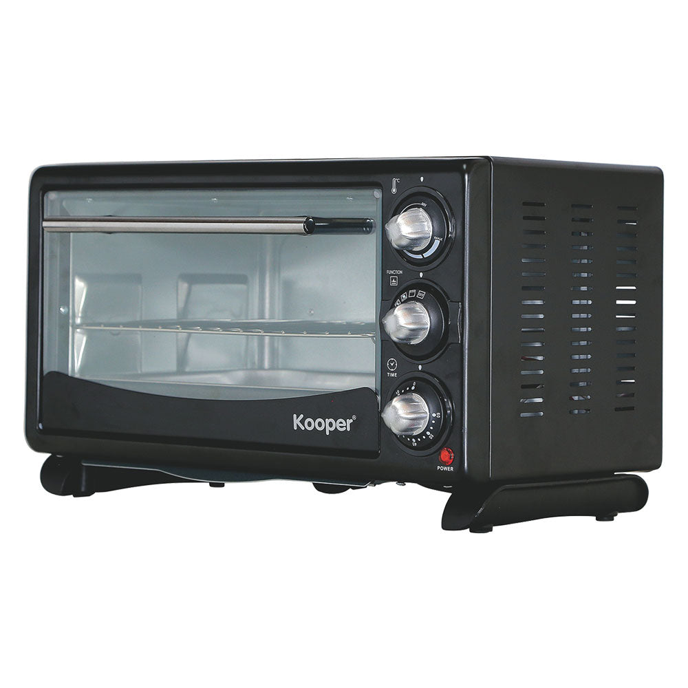 FORNO ELETTRICO VENTILATO 1380 W - colore nero-Ecanshop