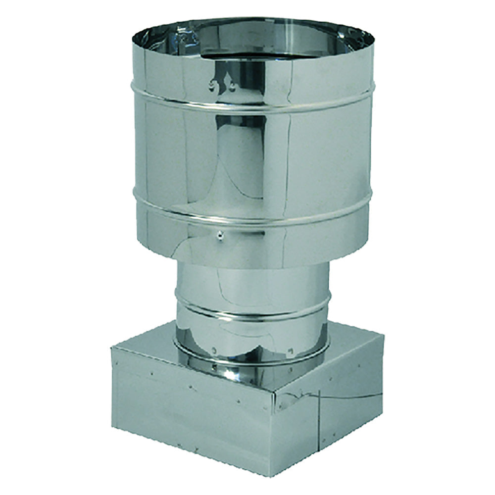 FUMAIOLO A CAPPELLO 'QUATTRO VENTI' cm 20 x 20-Fumisteria acciaio inox,zincata e acces.-Ecanshop