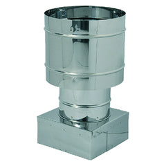 FUMAIOLO A CAPPELLO 'QUATTRO VENTI' cm 22 x 22-Fumisteria acciaio inox,zincata e acces.-Ecanshop