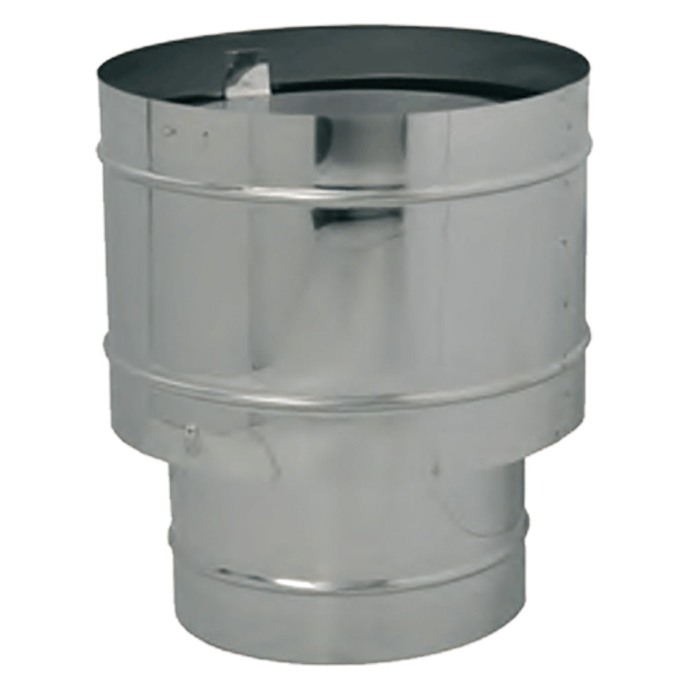 FUMAIOLO A CAPPELLO 'QUATTRO VENTI' ø cm 15-Fumisteria acciaio inox,zincata e acces.-Ecanshop
