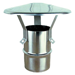 FUMAIOLO A CAPPELLO ø cm 15-Fumisteria acciaio inox,zincata e acces.-Ecanshop