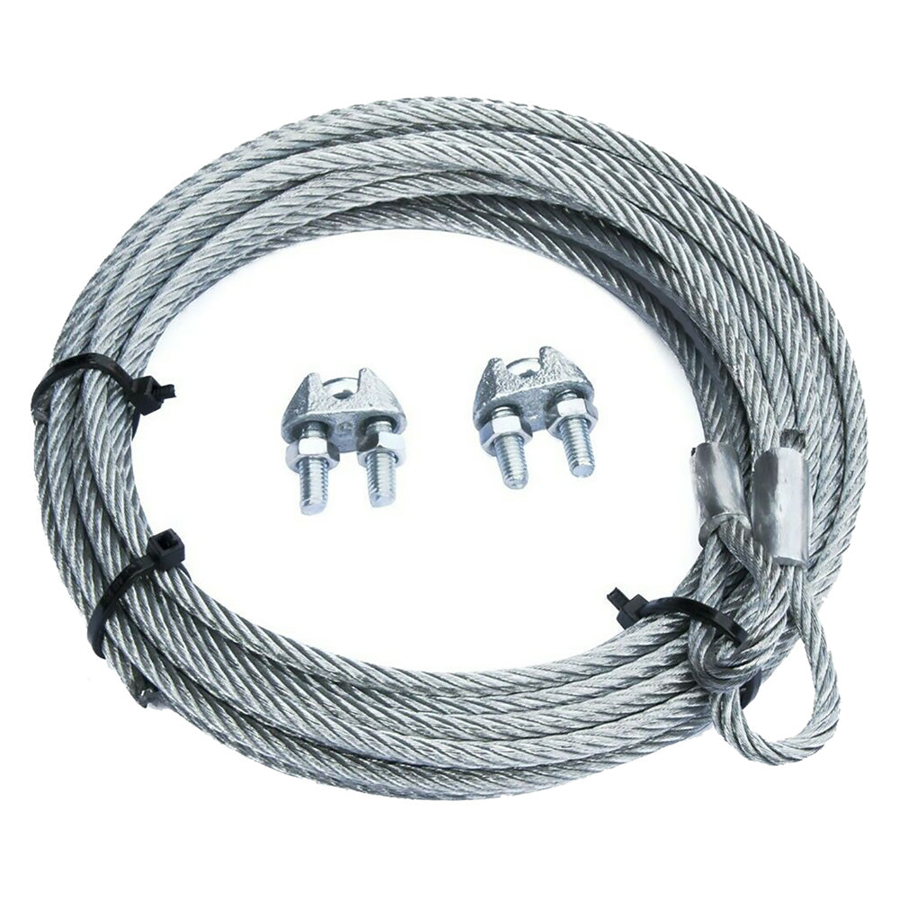 FUNE ACCIAIO ZINCATO PRETAGLIATA GANCIO ASOLA mm 4 x 2,5 mt-Sollevamento/ancoraggio e accessori-Ecanshop