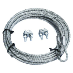 FUNE ACCIAIO ZINCATO PRETAGLIATA GANCIO ASOLA mm 4 x 2,5 mt-Sollevamento/ancoraggio e accessori-Ecanshop