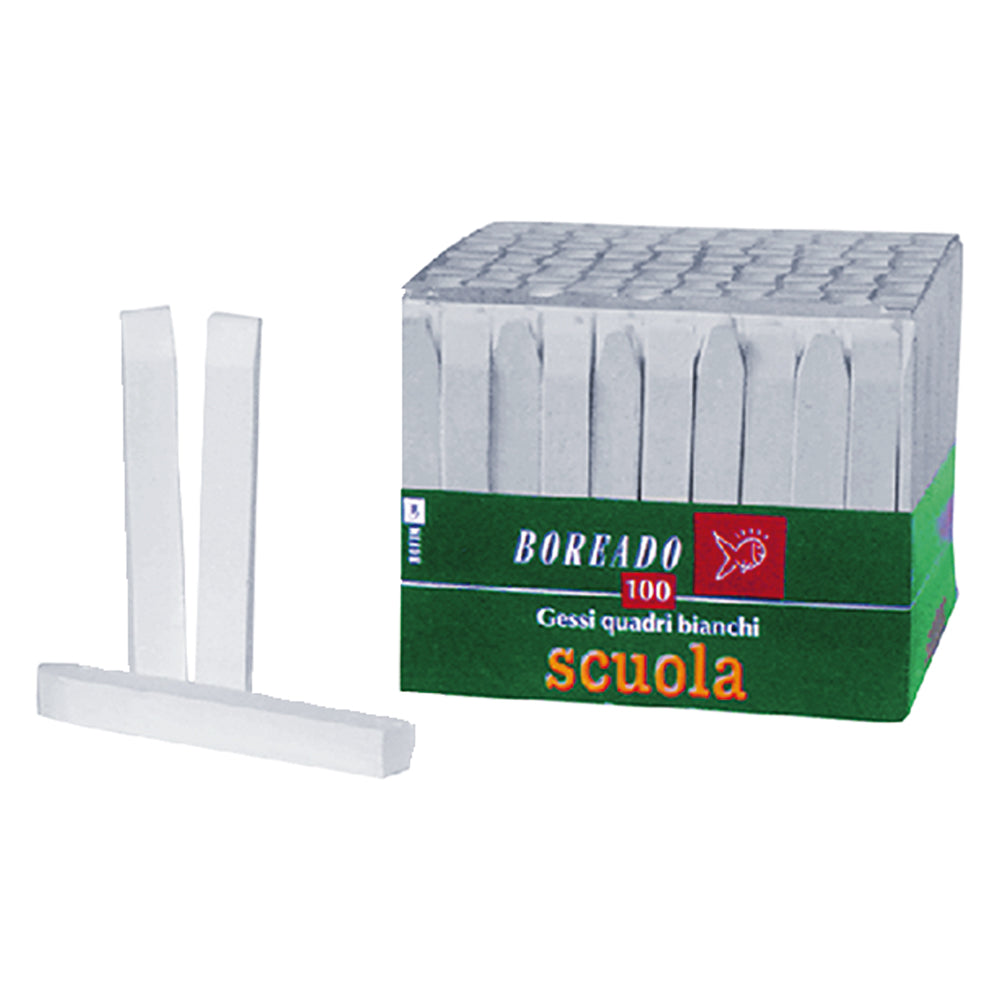GESSETTI PER MARCATURA cf. 100 pz - col. bianco-Pennarelli e gessetti per marcatura-Ecanshop