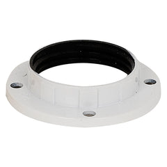 GHIERA PER PORTALAMPADA E14 - Ø 43 mm. colore bianco-Impiantistica civile-Ecanshop
