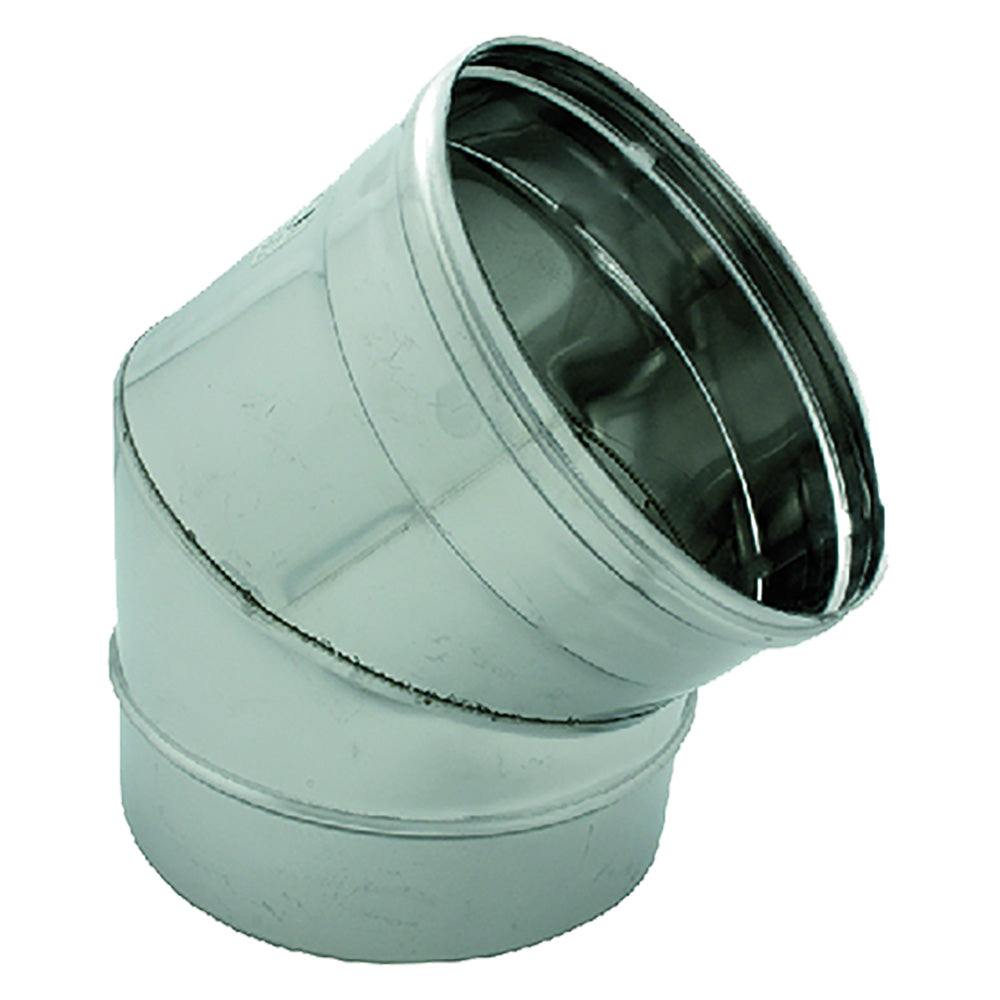 GOMITO A 45° ø cm 15-Fumisteria acciaio inox,zincata e acces.-Ecanshop