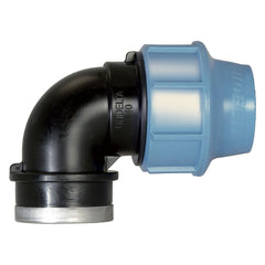GOMITO A 90° CON DERIVAZIONE FEMMINA Ø 63 x 2-Raccorderia e tubazioni polipropilene-Ecanshop