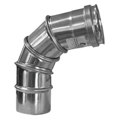 GOMITO A 90° GIREVOLE ø cm 8-Fumisteria acciaio inox,zincata e acces.-Ecanshop