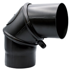 GOMITO IN ACCIAIO ORIENTABILE ø cm 12 - 90°-Fumisteria acciaio nero e accessori-Ecanshop