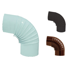 GOMITO SMALTATO ø cm 10 90° bianco-Fumisteria smaltata e accessori-Ecanshop
