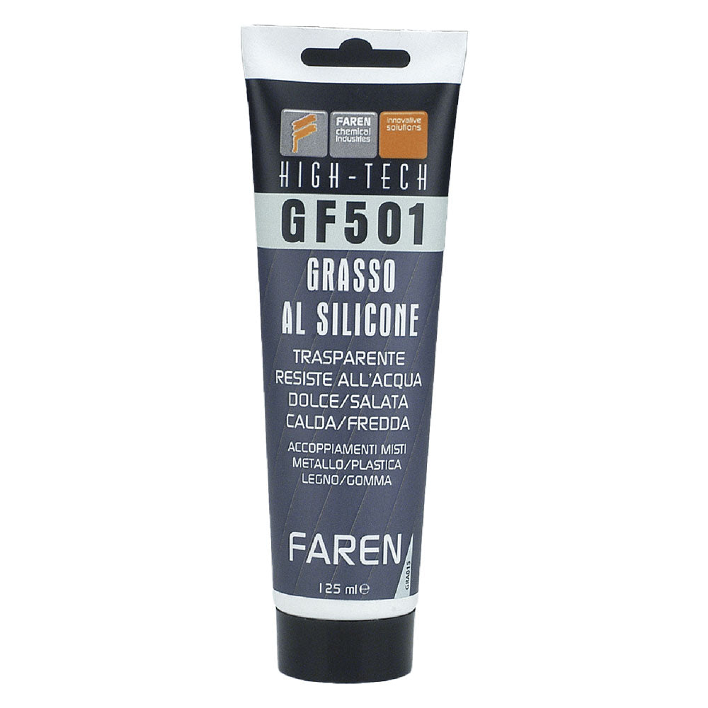GRASSO AL SILICONE 'GF 501' ml 125 - in tubetto-Lubrificanti per motori-Ecanshop
