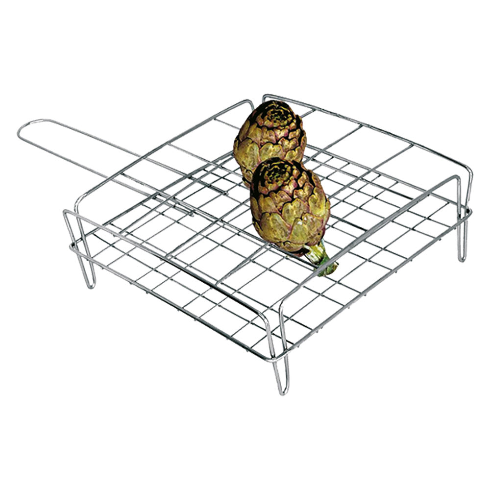 GRATICOLA PER CARCIOFI cm 27 x 27 - 16 posti-Barbecue, forni portatili ed accessori-Ecanshop