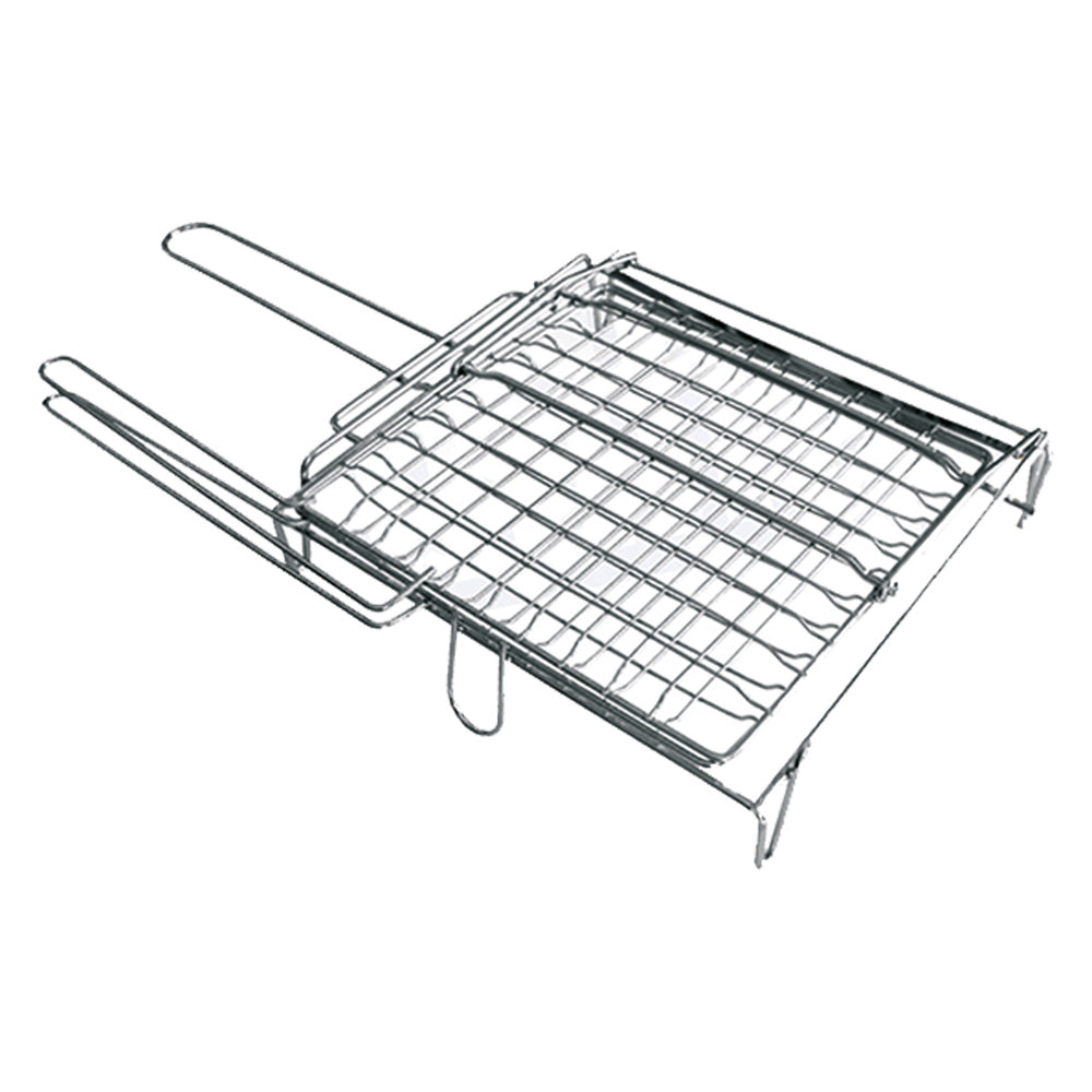 GRATICOLA RIBALTABILE cm 30 x 30-Barbecue, forni portatili ed accessori-Ecanshop