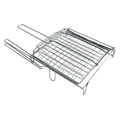 GRATICOLA RIBALTABILE cm 30 x 30-Barbecue, forni portatili ed accessori-Ecanshop