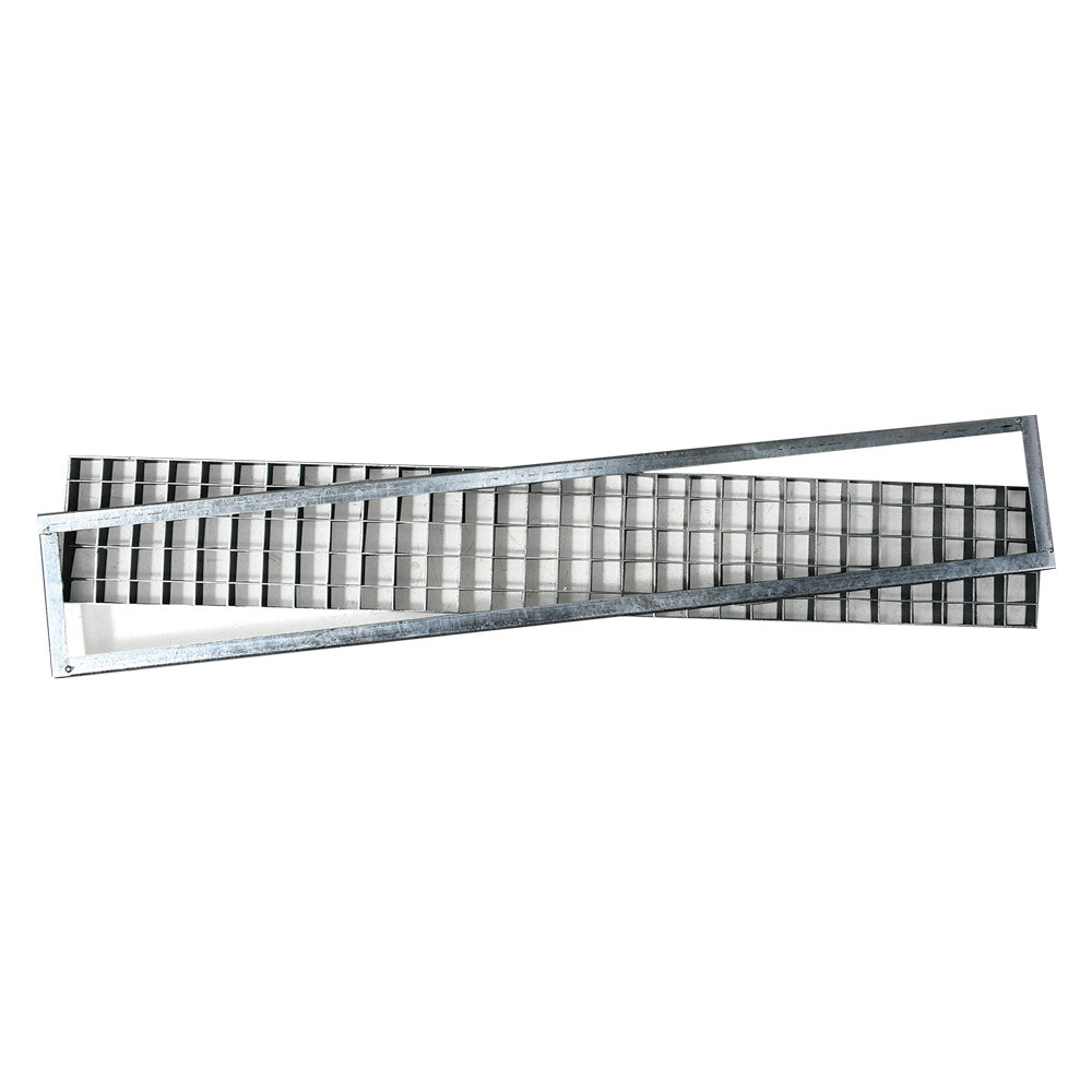 GRIGLIA RETTANGOLARE cm 25 x 100-Pozzetti, chiusini e griglie-Ecanshop