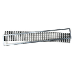 GRIGLIA RETTANGOLARE cm 25 x 100-Pozzetti, chiusini e griglie-Ecanshop