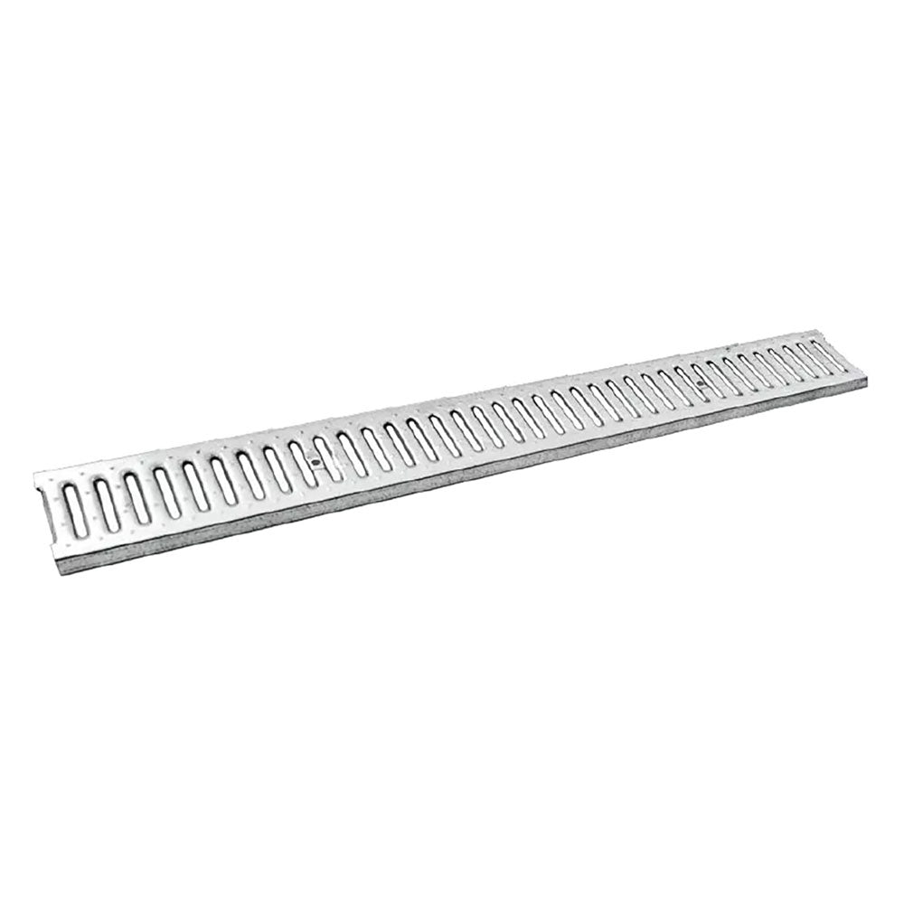 GRIGLIA ZINCATA PER CANALETTA A15 'COMPACT' cm 100 x 10,2 x H. 1,3-Pozzetti, chiusini e griglie-Ecanshop