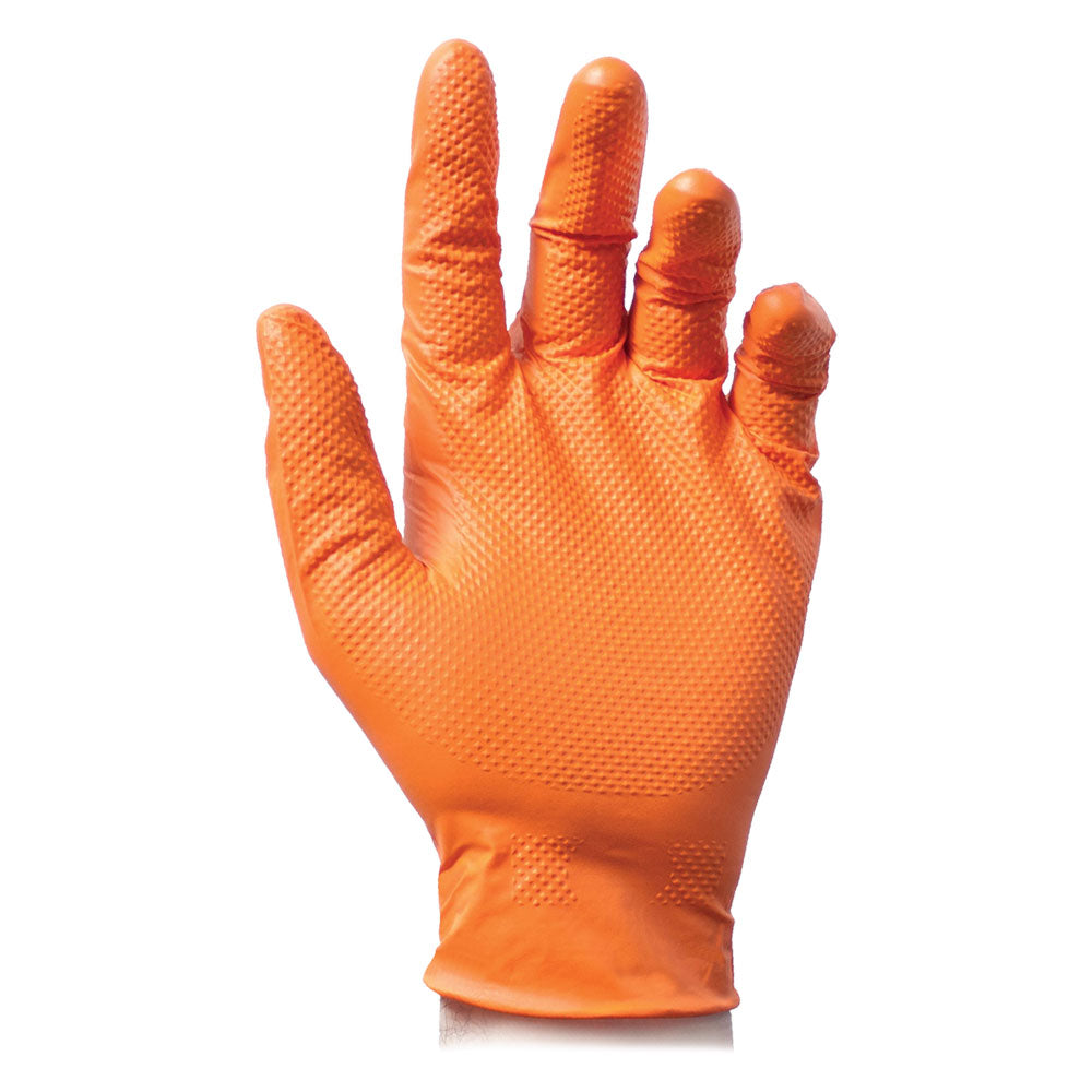 GUANTI NITRILE MONOUSO 'FULL GRIP' L-Guanti da lavoro-Ecanshop