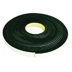 GUARNIZIONE IN GOMMA ADESIVA 'MUSS' NERO - mm 15 x 5 - mt. 10-Isolamento-Ecanshop
