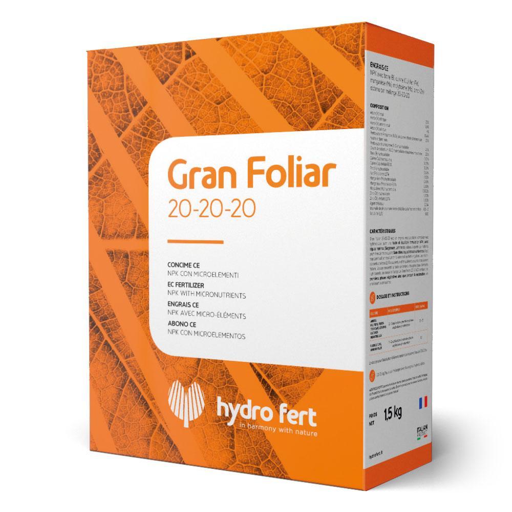 Gran Foliar concime 50 gr NPK Azoto Fosforo Potassio 30 10 fogliare radicale con ferro e boro-CONCIME-Ecanshop