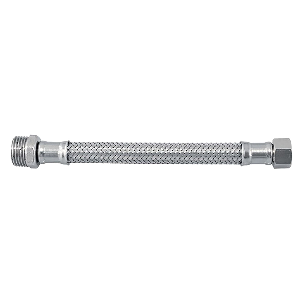 FLESSIBILE IN ACCIAIO INOX cm 40 M 1/2 x 3/8 F