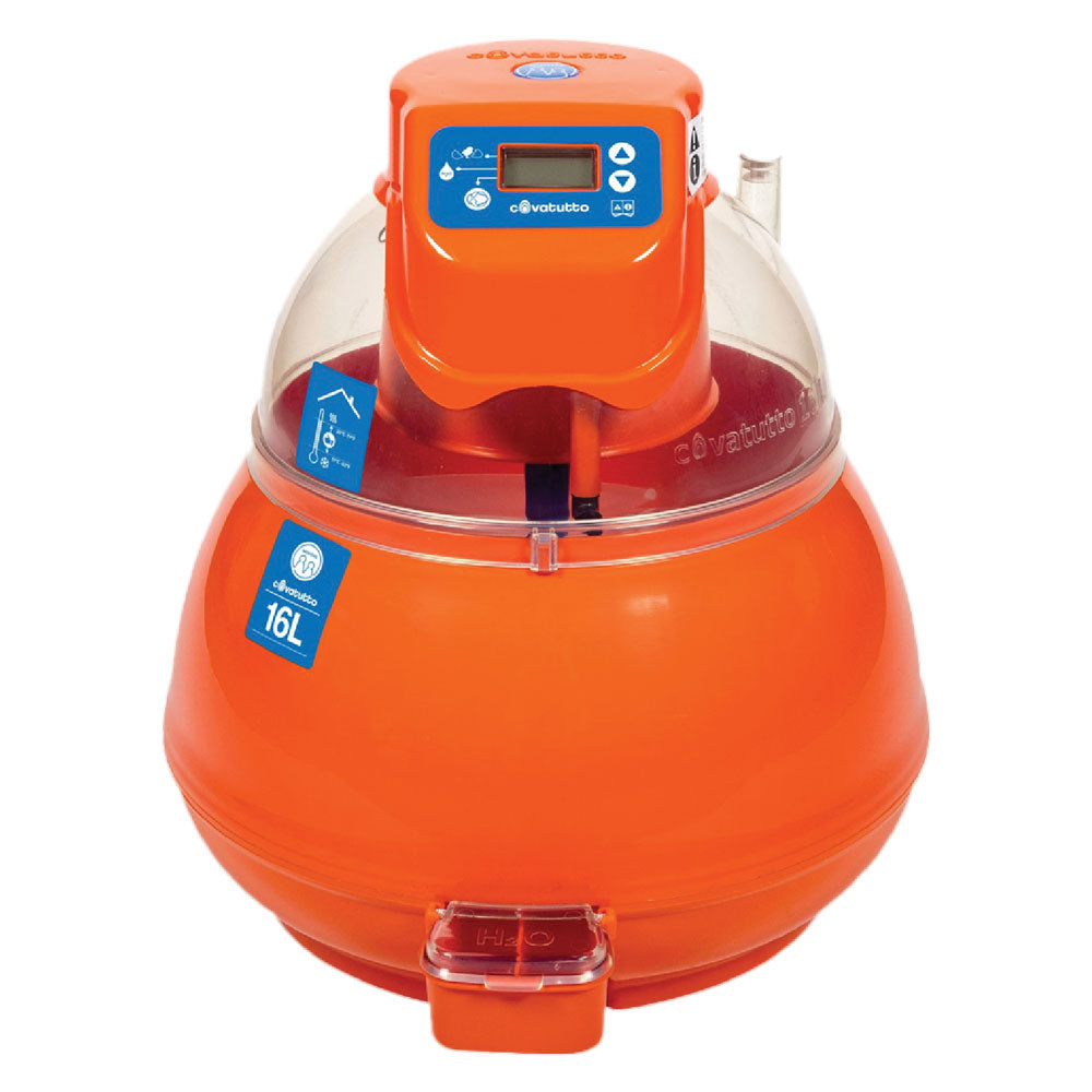 INCUBATRICE 'COVATUTTO 16 L PRO' sistema digitale-Attrezzature per allevamento-Ecanshop